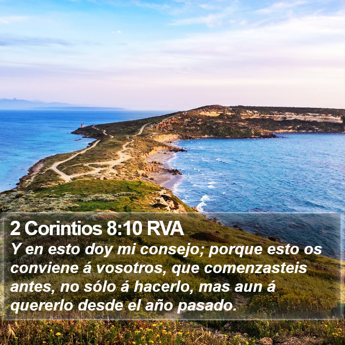 2 Corintios 8:10 RVA Bible Study