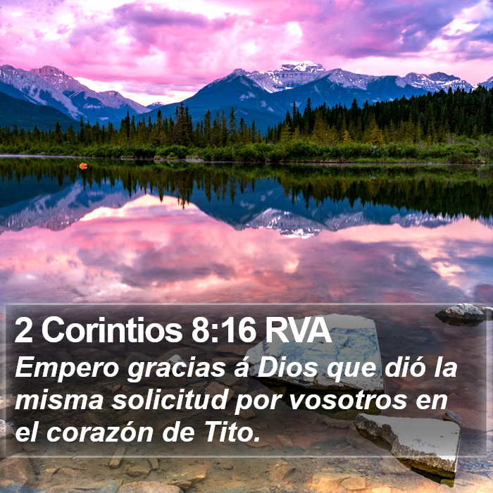 2 Corintios 8:16 RVA Bible Study