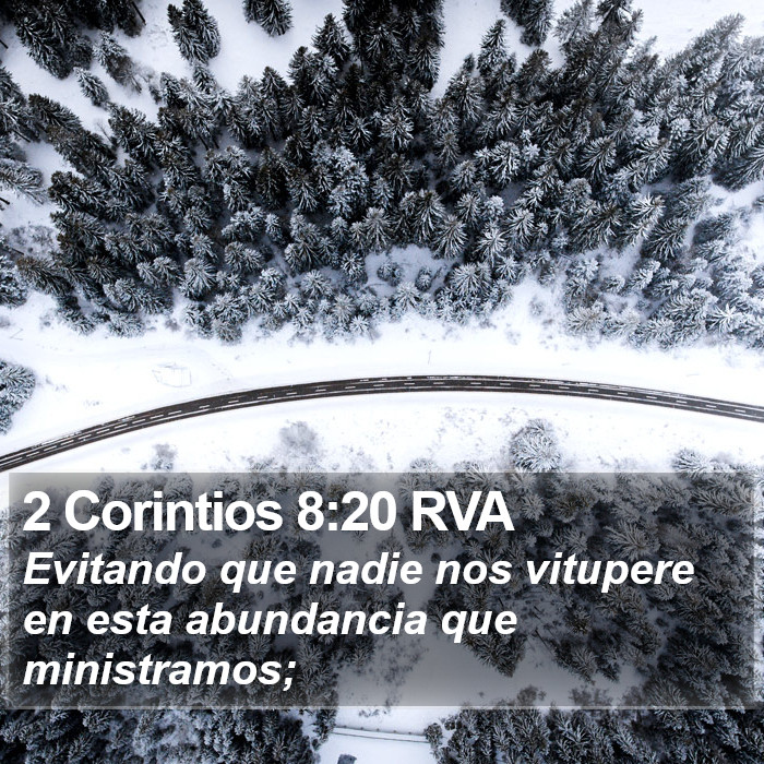 2 Corintios 8:20 RVA Bible Study