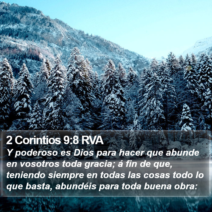 2 Corintios 9:8 RVA Bible Study