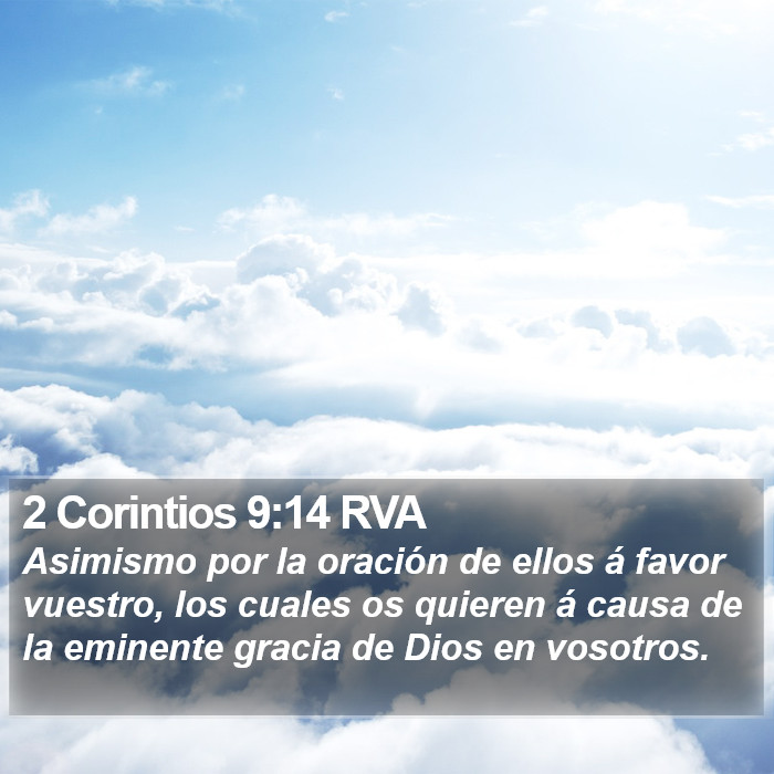 2 Corintios 9:14 RVA Bible Study