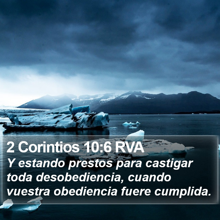 2 Corintios 10:6 RVA Bible Study