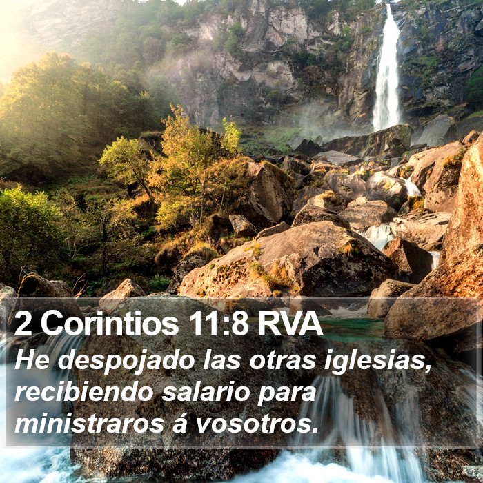 2 Corintios 11:8 RVA Bible Study