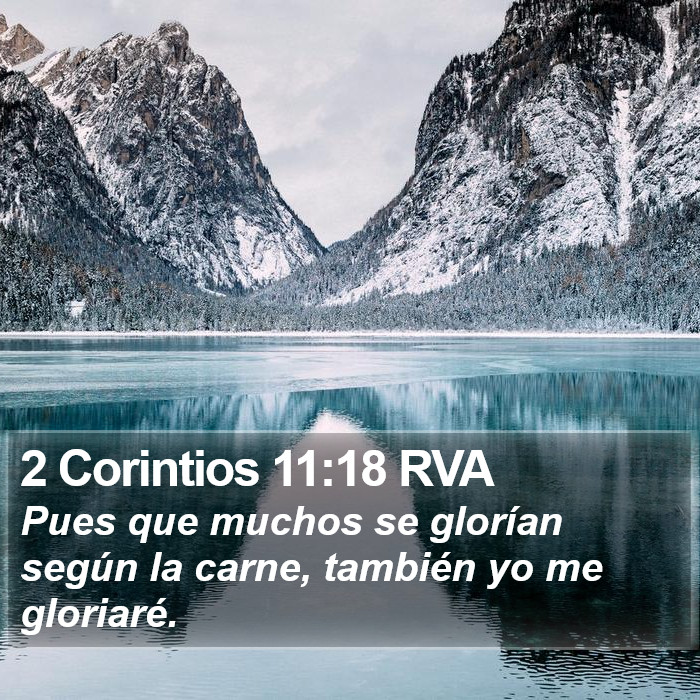 2 Corintios 11:18 RVA Bible Study