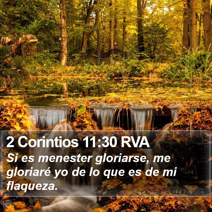 2 Corintios 11:30 RVA Bible Study