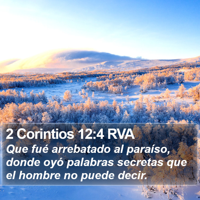 2 Corintios 12:4 RVA Bible Study