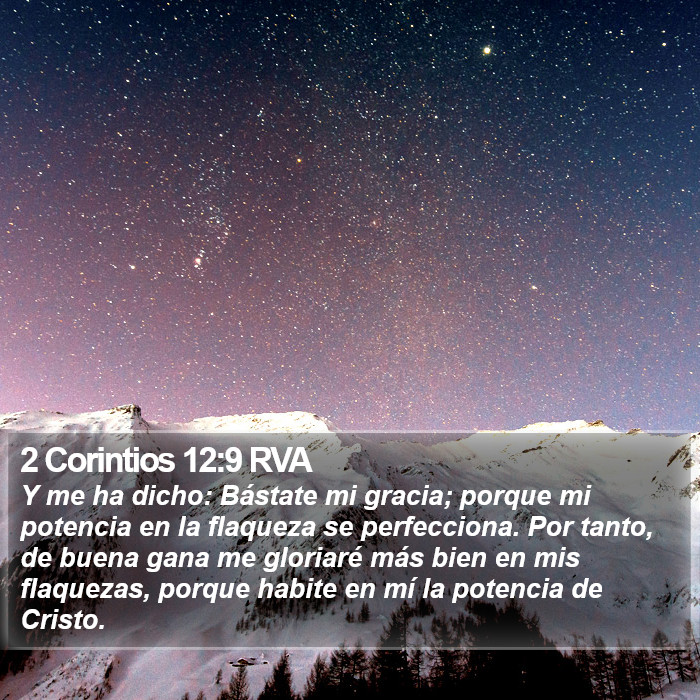 2 Corintios 12:9 RVA Bible Study