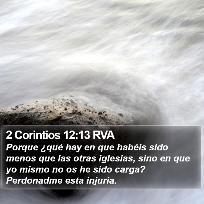 2 Corintios 12:13 RVA Bible Study