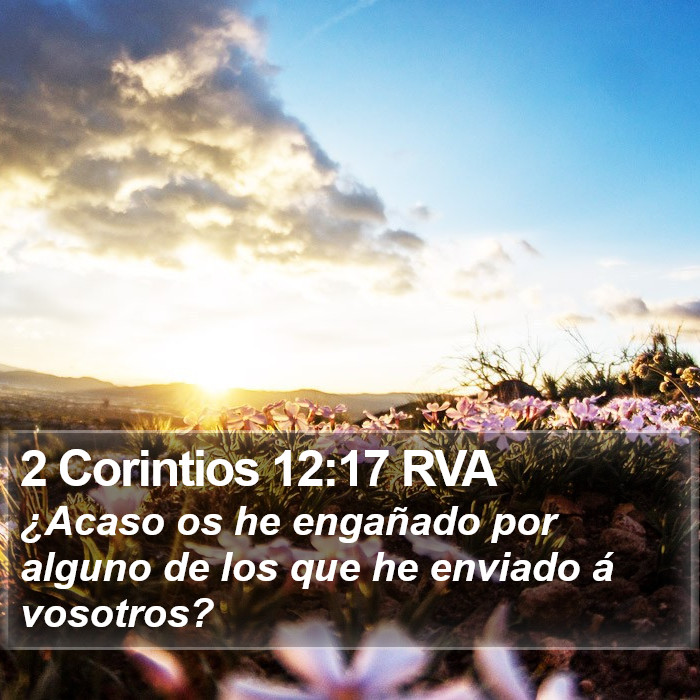 2 Corintios 12:17 RVA Bible Study