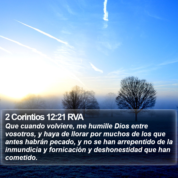 2 Corintios 12:21 RVA Bible Study