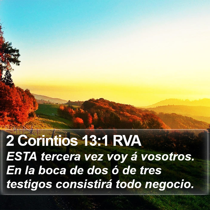 2 Corintios 13:1 RVA Bible Study