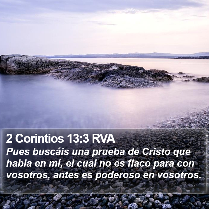 2 Corintios 13:3 RVA Bible Study