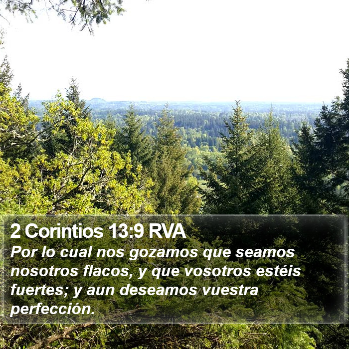 2 Corintios 13:9 RVA Bible Study