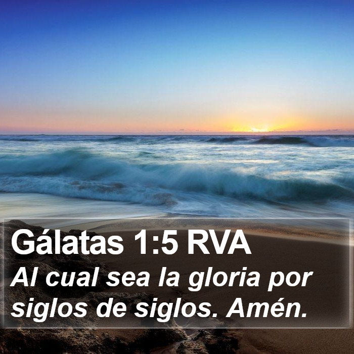 Gálatas 1:5 RVA Bible Study