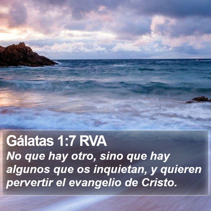 Gálatas 1:7 RVA Bible Study