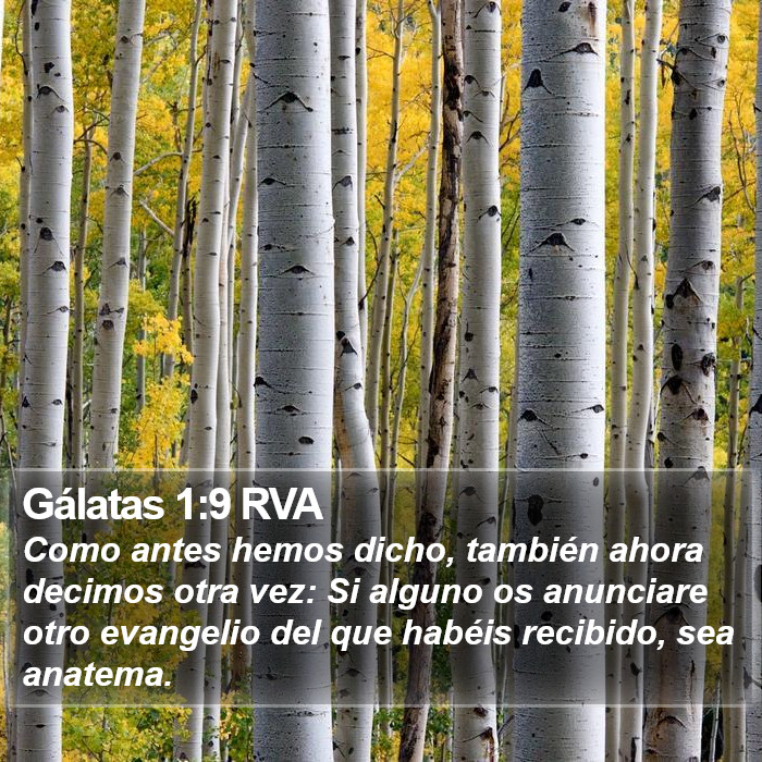 Gálatas 1:9 RVA Bible Study