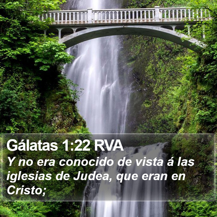 Gálatas 1:22 RVA Bible Study