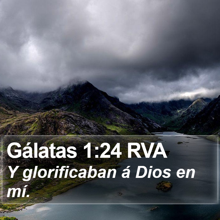 Gálatas 1:24 RVA Bible Study