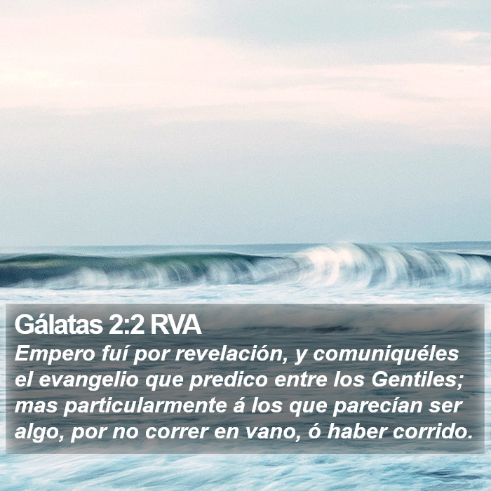 Gálatas 2:2 RVA Bible Study