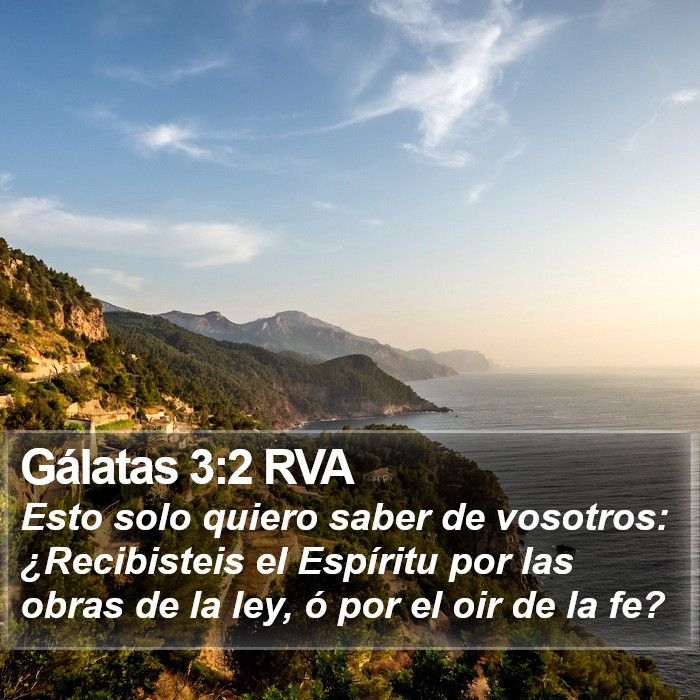 Gálatas 3:2 RVA Bible Study