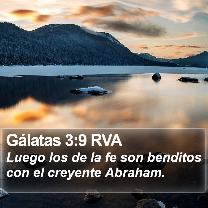 Gálatas 3:9 RVA Bible Study