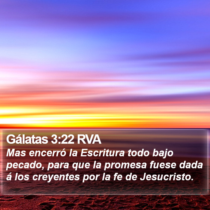 Gálatas 3:22 RVA Bible Study