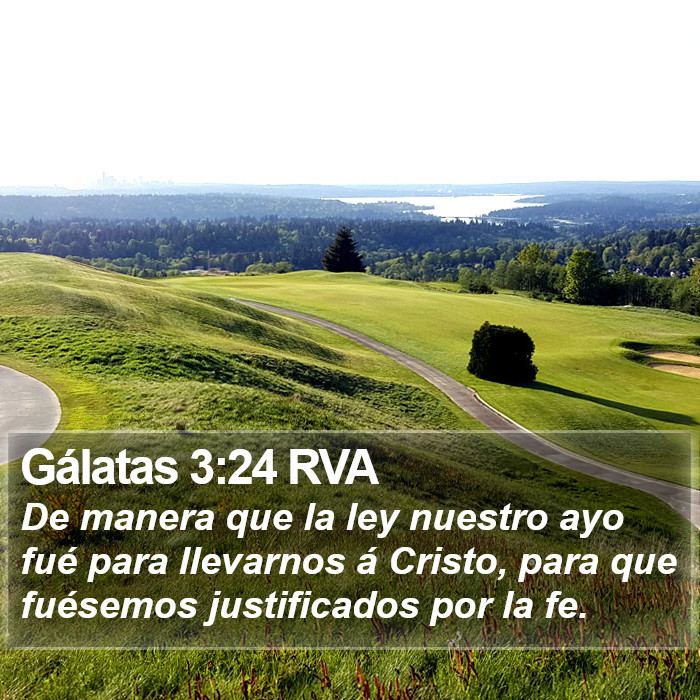 Gálatas 3:24 RVA Bible Study