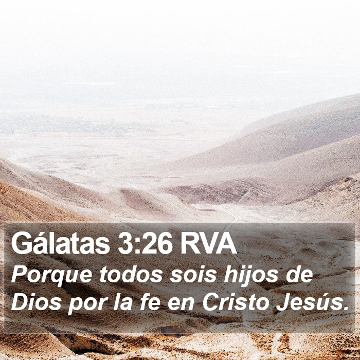 Gálatas 3:26 RVA Bible Study