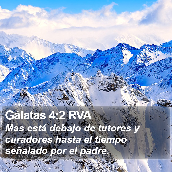 Gálatas 4:2 RVA Bible Study