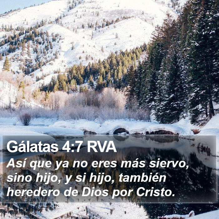 Gálatas 4:7 RVA Bible Study