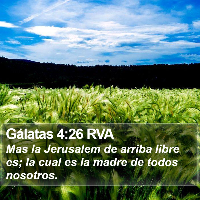 Gálatas 4:26 RVA Bible Study