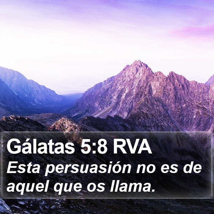 Gálatas 5:8 RVA Bible Study