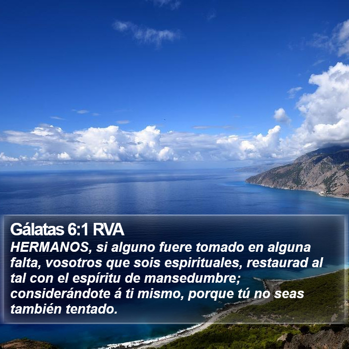 Gálatas 6:1 RVA Bible Study