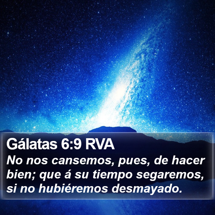 Gálatas 6:9 RVA Bible Study