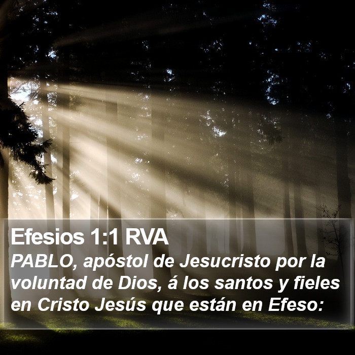 Efesios 1:1 RVA Bible Study