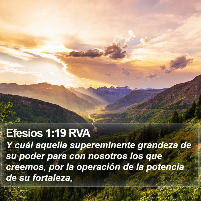 Efesios 1:19 RVA Bible Study