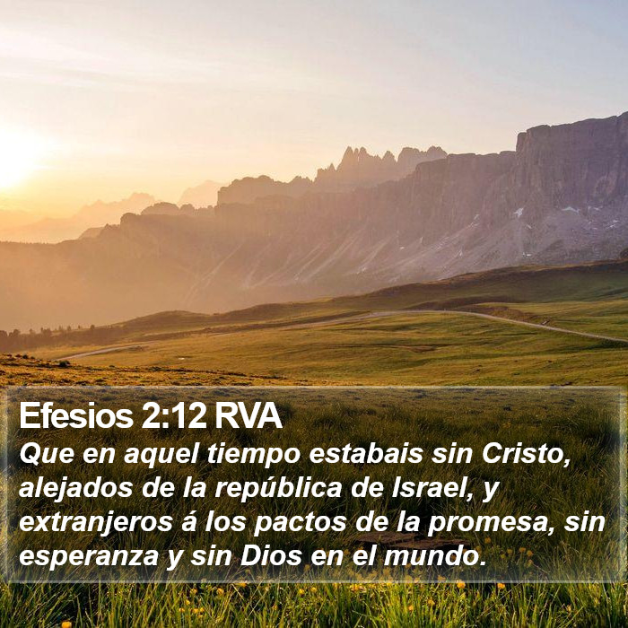 Efesios 2:12 RVA Bible Study