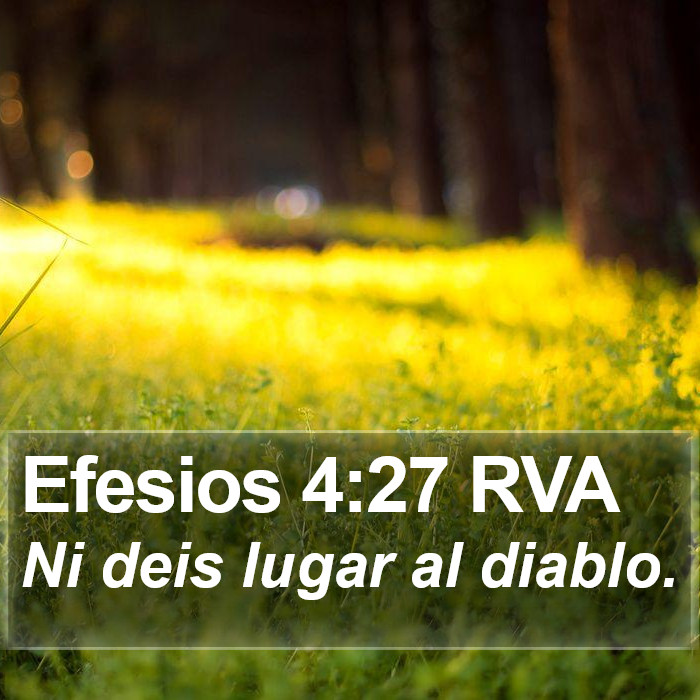 Efesios 4:27 RVA Bible Study