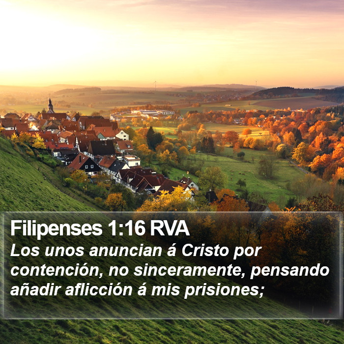 Filipenses 1:16 RVA Bible Study