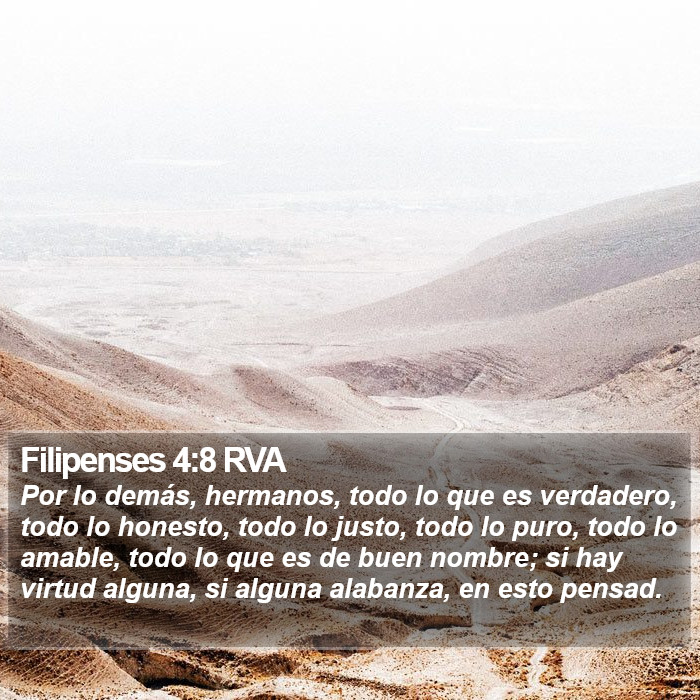 Filipenses 4:8 RVA Bible Study