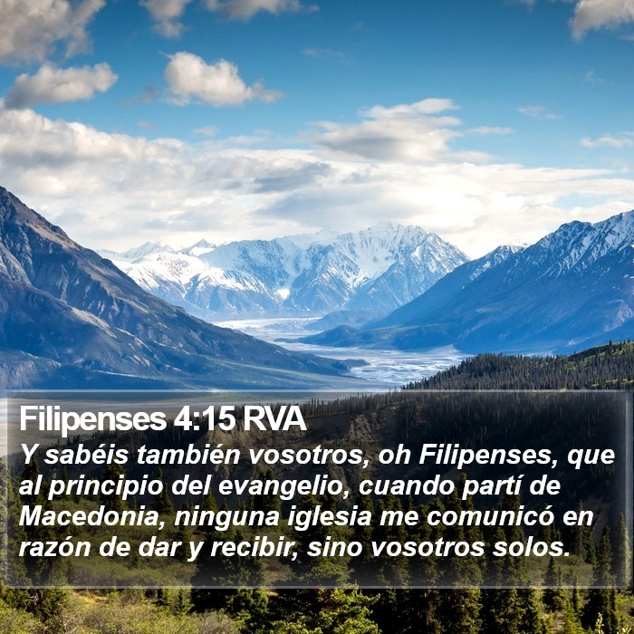 Filipenses 4:15 RVA Bible Study