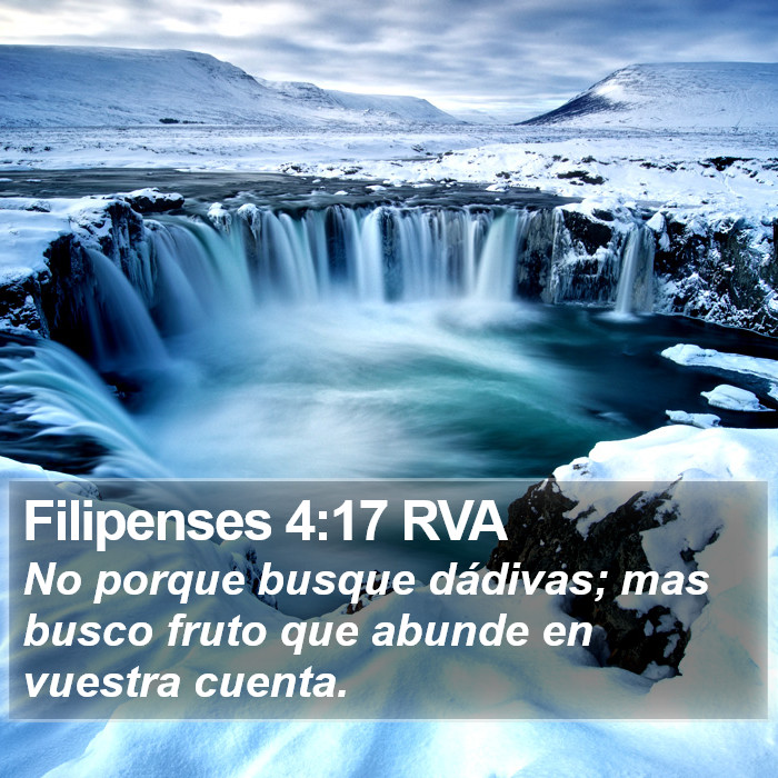 Filipenses 4:17 RVA Bible Study