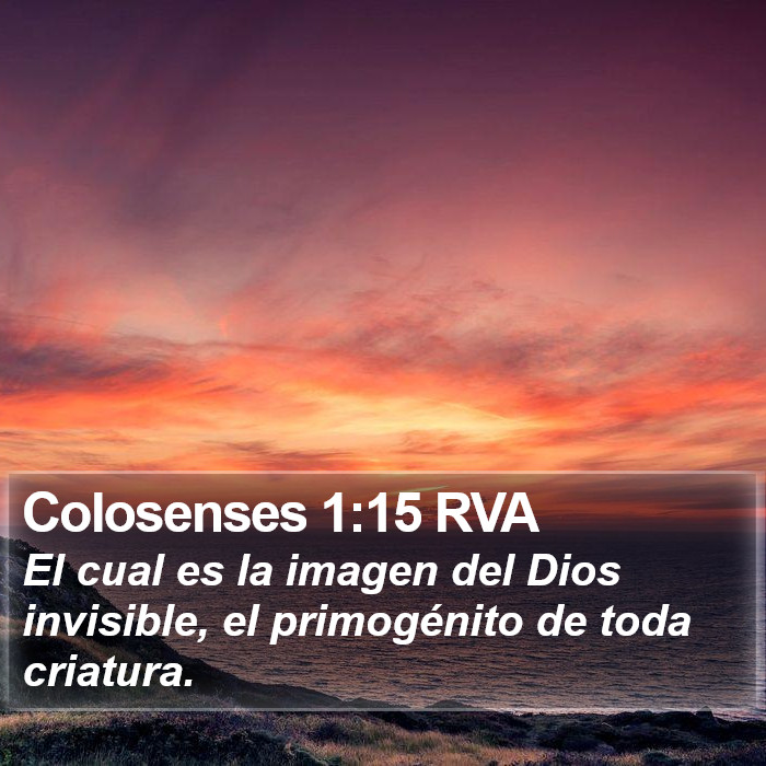 Colosenses 1:15 RVA Bible Study