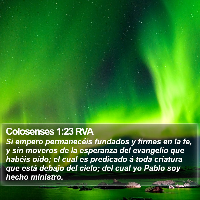 Colosenses 1:23 RVA Bible Study