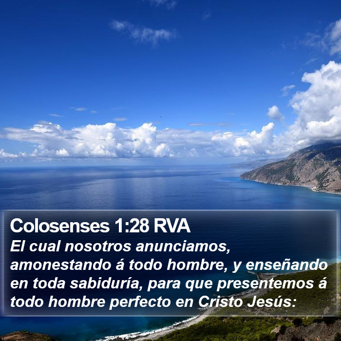 Colosenses 1:28 RVA Bible Study