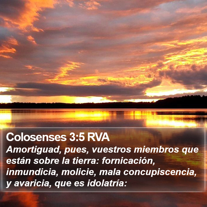 Colosenses 3:5 RVA Bible Study