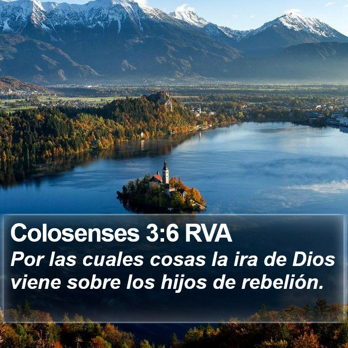 Colosenses 3:6 RVA Bible Study