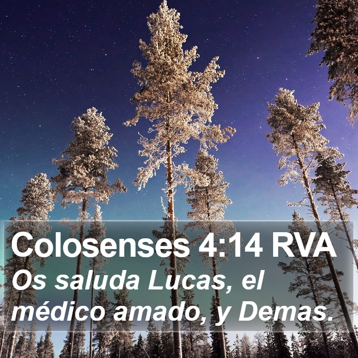 Colosenses 4:14 RVA Bible Study