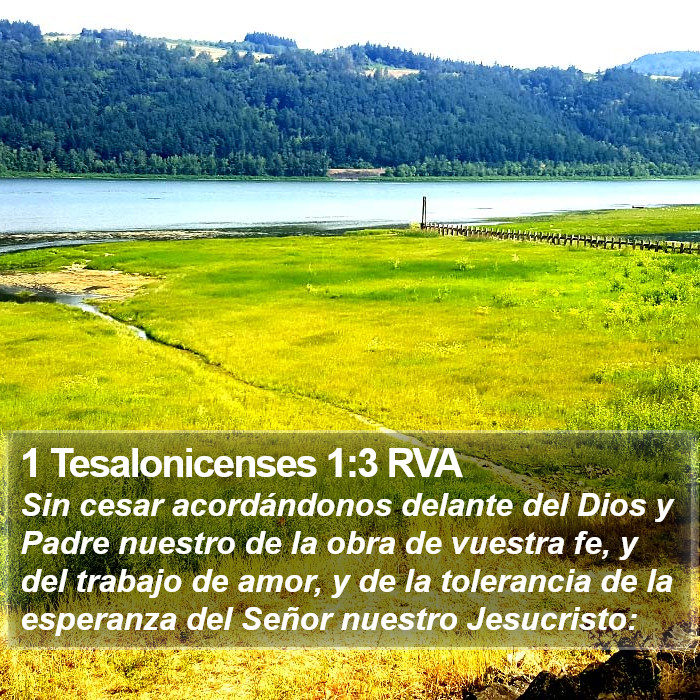 1 Tesalonicenses 1:3 RVA Bible Study