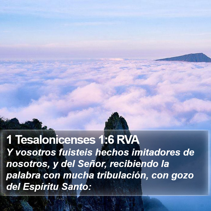 1 Tesalonicenses 1:6 RVA Bible Study